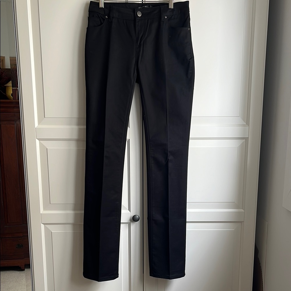 New without tags Zara Woman black 5 pocket straight leg pant size US 6